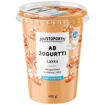 JUUSTOPORTTI AB-JOGURTTI LAKKA LAKTON 400 G