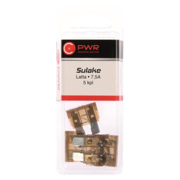 C-PWR SULAKE LATTA 7,5A 5KPL