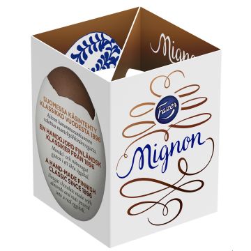 FAZER MIGNON MANTERLI-PÄHKINÄNOUGAT SUKLAAMUNA 52 G