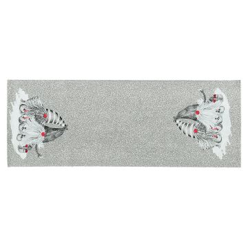 NOBLE HOUSE KAITALIINA TONTTU 35X110CM HARMAA