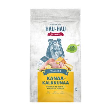 HHC VILJATON KOIRAN TÄYSRAVINTO KANA-KALKKUNA 10 KG