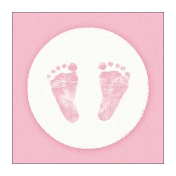 AMBIENTE LAUTASLIINA 33X33 CM BABY STEPS GIRL