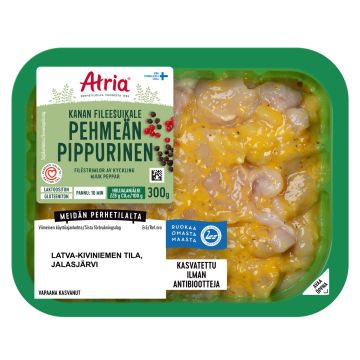 ATRIA KANAN FILEESUIKALE PEHMEÄN PIPPURINEN 300 G