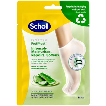 SCHOLL JALKANAAMIO PEDIMASK ALOE VERA