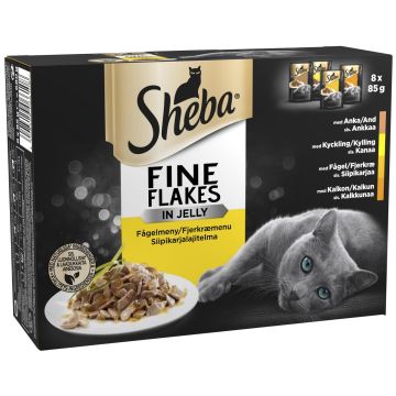SHEBA ANNOSP. DELICACIES SIIPIKARJALAJITELMA 8*85G 680 G