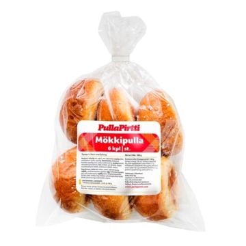 PULLAPIRTTI MÖKKIPULLA 6KPL 390 G
