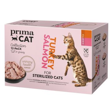 PRIMACAT CLASSIC KASTIKELAJITELMA STERILOIDUT KISSAT 12*85G 1,02 KG