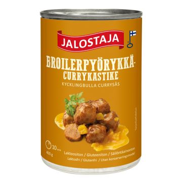 JALOSTAJA BROILERPYÖRYKÄT CURRYKASTIKKEESSA 400 G
