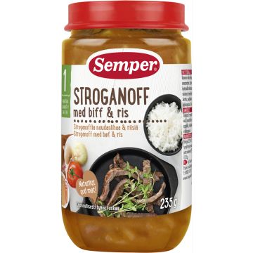 SEMPER STROGANOFFIA JA RIISIÄ 1V 235 G