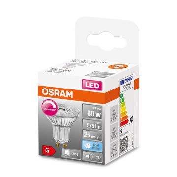 OSRAM LED SUPERSTAR PAR16 KOHELAMPPU 80 36 8,3W 4000K GU10 H