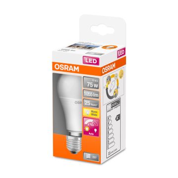 OSRAM LED STAR+ CL A VAKIOLAMPPU LIIKENTUNNISTIN 75 ,5W 2700K E