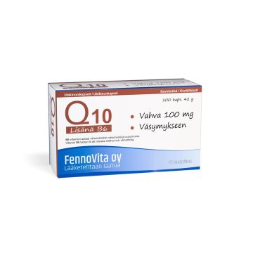 FENNOVITA UBIKINON Q10 + B6-VITAMIINI 100 KPL