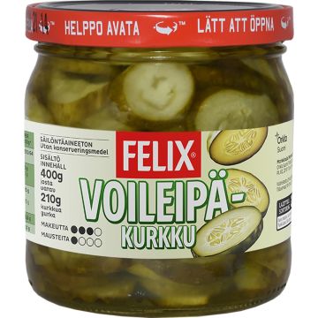 FELIX OHUT VOILEIPÄKURKKU KORUVIIPALE 220 G