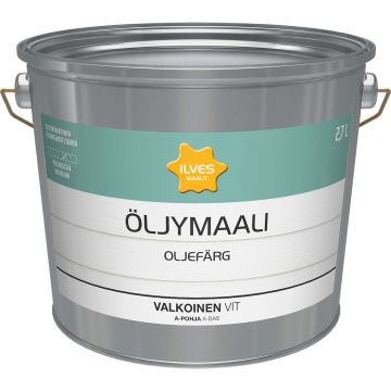 ILVES ÖLJYMAALI A-POHJA VALKOINEN 2,7 L