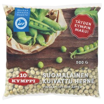 KYMPPI KUIVATTU HERNE SUOMALAINEN 500 G