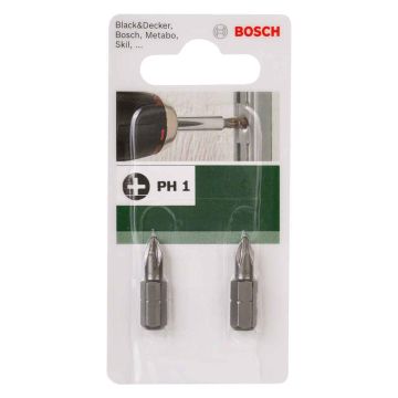 BOSCH RUUVAUSKÄRKI PH1 2KPL EXTRA HARD 25MM