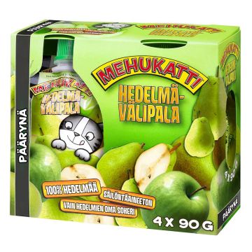 MEHUKATTI HEDELMÄVÄLIPALA PÄÄRYNÄ 4-PACK 360 G