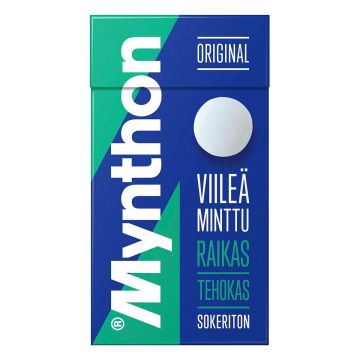 MYNTHON RASIA VIILEÄ MINTTU SOKTON 35 G