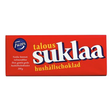 FAZER TALOUSSUKLAALEVY 200 G