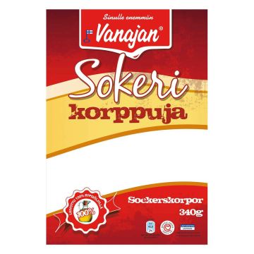 VANAJAN SOKERIKORPPU 340 G