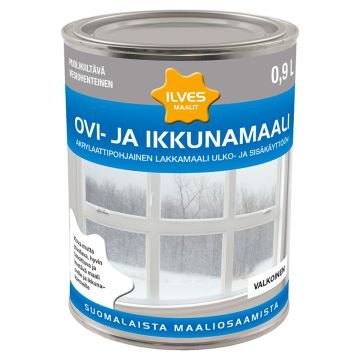 ILVES OVI- JA IKKUNAMAALI C-POHJA 900 ML