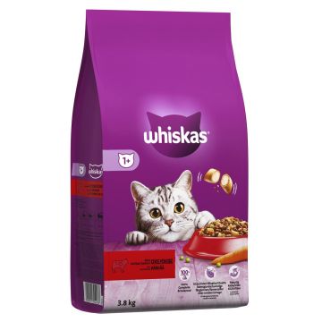 WHISKAS 1+ HÄRÄNLIHAA 3,8 KG
