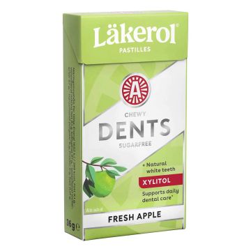 LÄKEROL DENTS RASIA APPLE FRESH WHITE 36 G