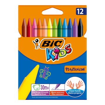 BIC KIDS PLASTIDECOR MUOVIVAHALIITU 12KPL