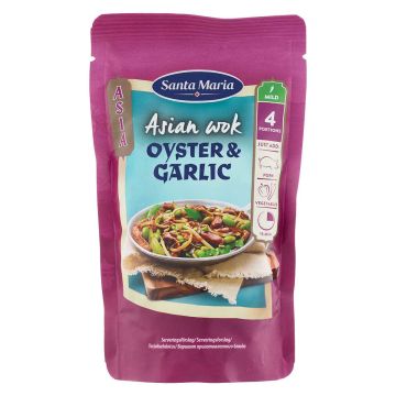 SANTA MARIA ASIAN WOK MAUSTEKASTKE OYST-GARLIC 150 G