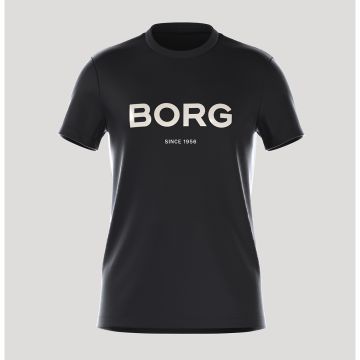 BÖRN BORG M. T-PAITA LOGOLLA S BLACK BEAUTY