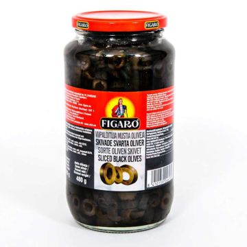 FIGARO OLIIVI MUSTA VIIPALOITU 480 G