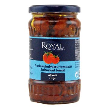 ROYAL AURINKOKUIVATTU TOMAATTI ÖLJYSSÄ 200 G