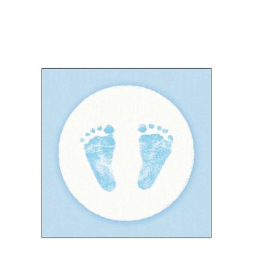 AMBIENTE LAUTASLIINA 25X25 CM BABY STEPS BOY