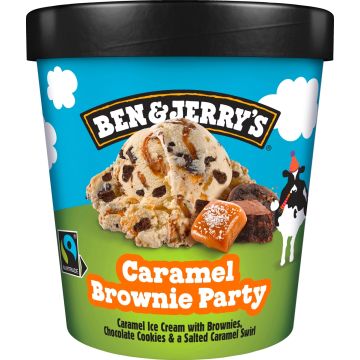 BEN&JERRY'S CARAMEL BROWNIE PARTY 465 ML