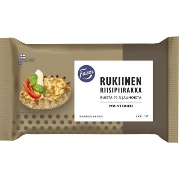 FAZER RUKIINEN RIISIPIIRAKKA 6KPL 420 G