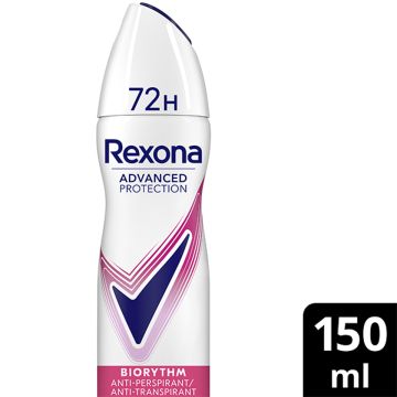 REXONA ADVANCED PROTECTION BIORYTHM SPRAY 150 ML