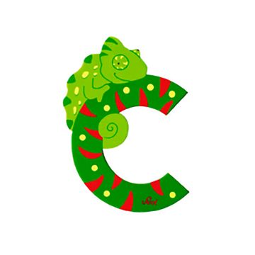 SEVI LETTER C CHAMELEON