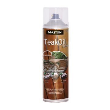 MASTON TEAK OIL SPRAY VÄRITÖN 500 ML