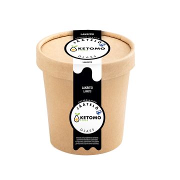 KETOMO FOOD JÄÄTELÖ LAKRITSI 473 ML
