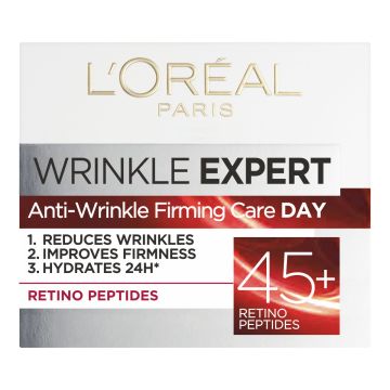 LOREAL WRINKLE EXPERT 45+ KOSTEUTTAVA JA KIINTEYTTÄVÄ PÄIVÄVO