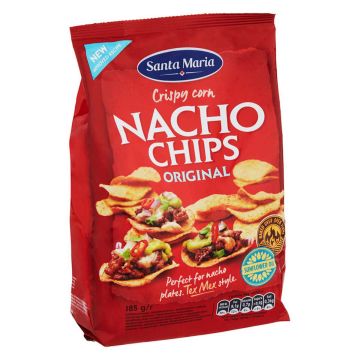 SANTA MARIA TEX MEX NACHO CHIPS 185G 185 G