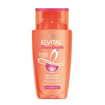 LOREAL ELVITAL DREAM LENGTH SHAMPOO PITKILLE, VAURIOITUNEILLE H