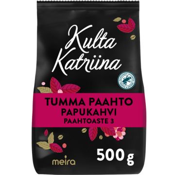 MEIRA KULTA KATRIINA PAPUKAHVI TUMMA PAAHTO 500 G