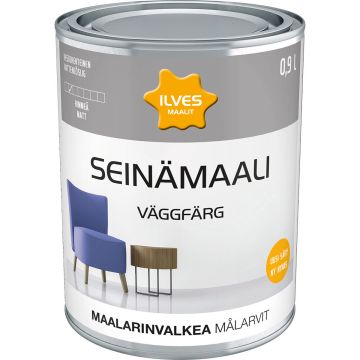 ILVES SEINÄMAALI F157 MAALARINVALKOINEN 900 ML