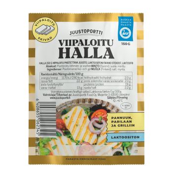 JUUSTOPORTTI HALLA PAISTETTAVA JUUSTO VIIPALOITU 150 G