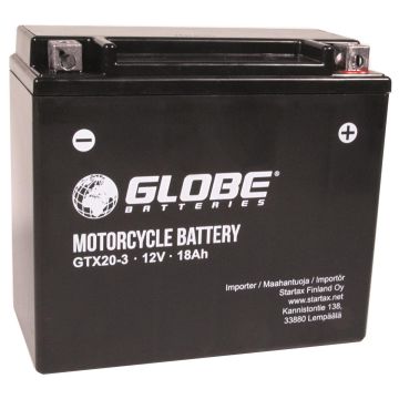 GLOBE BATTERIES PIENKONEAKKU GEL 18A 175X87X155 -/+ 250CCA
