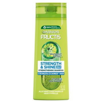 GARNIER FRUCTIS STRENGTH & SHINE 2IN1 SHAMPOO NORMAALEILLE HIUK 250