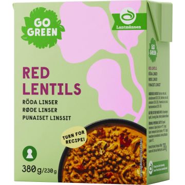 GOGREEN PUNAISET LINSSIT 380/230G 230 G