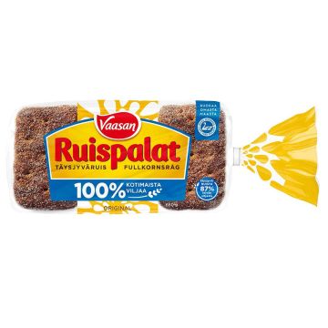 VAASAN RUISPALAT 12 KPL 660 G