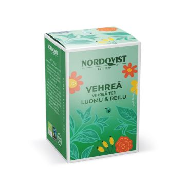 NORDQVIST VEHREÄ VIHREÄ TEE 20X1,5G LUOMU 35 G